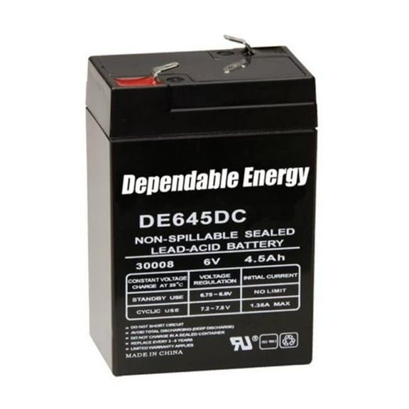 6V 4.5 Amp HR Rechargeable Battery