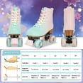 thumbnail image 4 of EONROACOO Kids Teen Roller Skates, Flashing Wheels Double-Row Quad Skates,Youth 1, 4 of 10