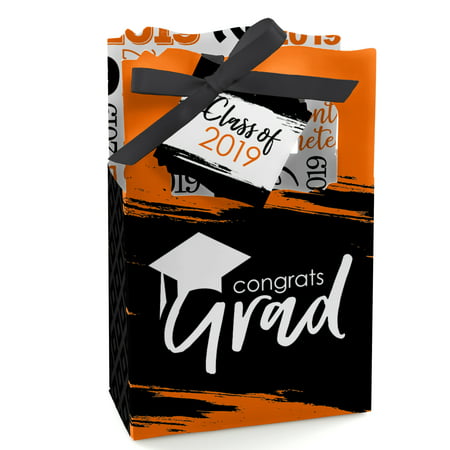 Orange Grad - Best is Yet to Come - 2019 Graduation Party Favor Boxes - Set of