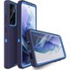 thumbnail image 5 of Entronix Funda Resistente para Galaxy S20 Ultra Plus, Triple Capa a Prueba de Golpes y Protección contra Caídas, Azul, 5 of 5