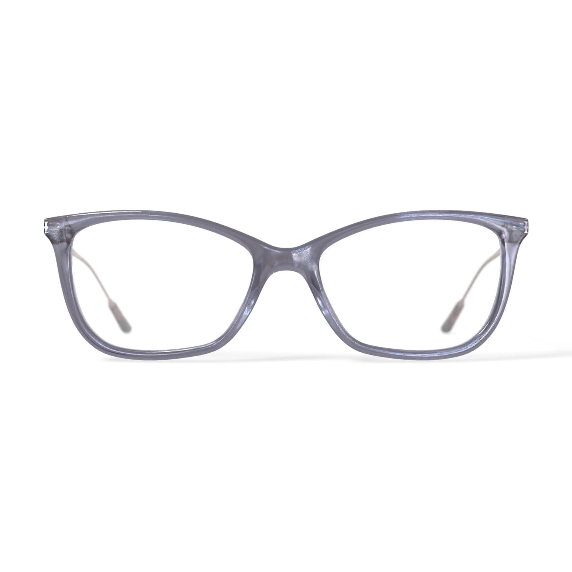 Christian Siriano Women’s Lana Square Prescription Eyeglasses with Case, Lavender Crystal