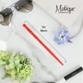 thumbnail image 3 of Carved Wooden Hair Sticks Set, Traditional Hair Chopsticks, 7 inches, 2 Pack, Vintage Style (Red), 3 of 4