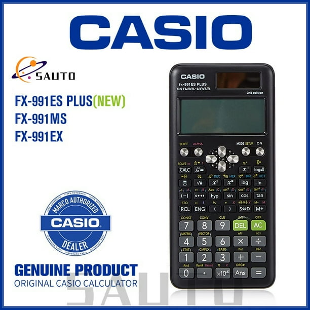 Calculadora Cientifica Original Casio FX 991EX 991ES Plus 82MS Calculadoras Nueva Edicion 240 Funciones 2a Adecuada Para Estudiantes De Ingenieria Genuinos Walmart en linea