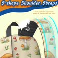 thumbnail image 5 of Mushroom and Sprig Cream Pattern 17" Waterproof Oxford School Backpacks for Teens, S-Shape Padded Straps, for School, Travel, Hiking, Camping, 5 of 5