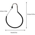 thumbnail image 3 of Colgador de anillo para bufanda, soporte para corbata, gancho para bufanda, soporte antideslizante para corbata, gancho para sombrero, estante de almacenamiento para bufanda, cinturón, bolso, 5 uds., 3 of 5