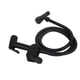 thumbnail image 4 of Juego de rociador de bidé de mano Ticfox de acero inoxidable negro Accesorio de baño G1/2, 4 of 14
