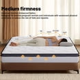 thumbnail image 6 of Queen Size Mattress | Independent Pocket Coil & Memory Foam | Boxed Compressed Delivery 10/12/14 Inches Twin, Full, Queen, King, 6 of 6