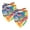 Multi-colored, variant on PhooArto Cute Animal Sloth Dog Bandanas, 2 Pack Soft Washable Pet Scarf Triangle for Large Dogs Puppies and Cats