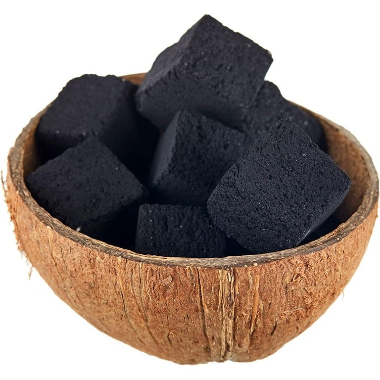 Irfaz 1 box Coco-Zeal Charcoals 72 Cubes Coals Natural Coconut Shells 1kgs  2.2lbs Coal Accessories | Schüsseln