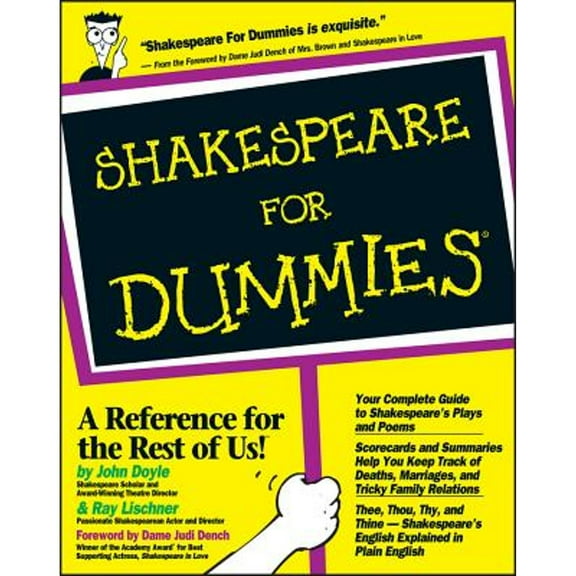 Pre-Owned Shakespeare for Dummies (Paperback 9780764551352) by John Doyle, Ray Lischner