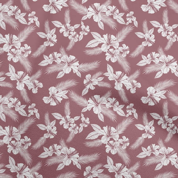 oneOone Viscose Jersey Pink Fabric Tropical Dress Material Fabric Print Fabric By The Yard 60 Inch Wide