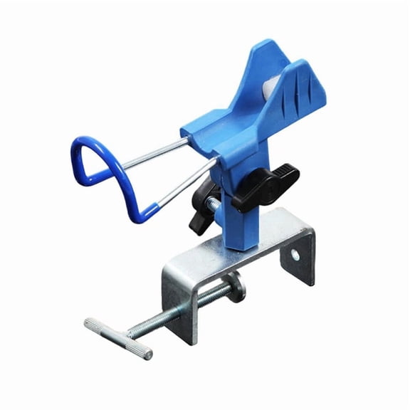 Heavy Duty Boat Fishing Rod Holder with 360 Degree Adjustable Clamp for Kayak, Canoe, and Dock Blue