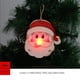thumbnail image 4 of Colgante de madera de Navidad con luz LED, diseño de muñeco de nieve, alce de Papá Noel, colgante luminoso, decoración de árbol de Navidad, 3 uds., 4 of 5