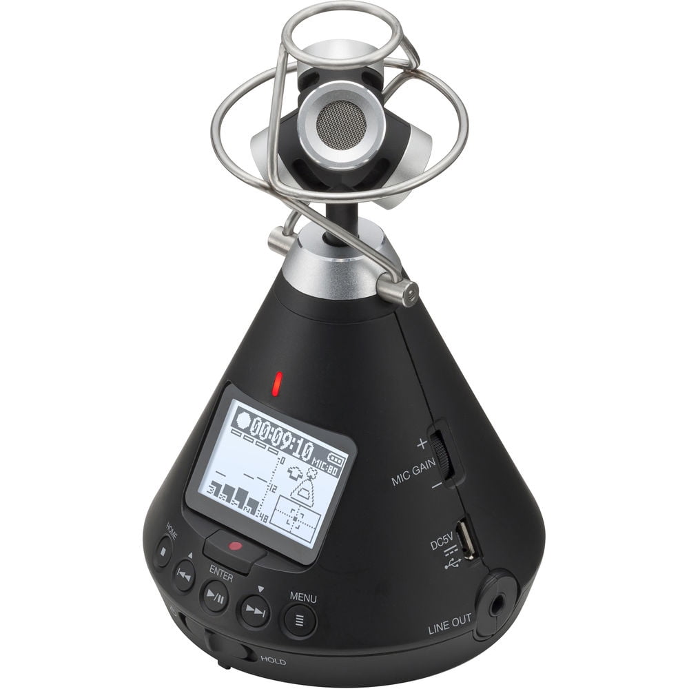 Zoom H3-VR 360° Audio Recorder Records Ambisonics with Accessories