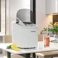 thumbnail image 2 of Costway Ice Maker Machine 2.2 L Water Tank 27 lbs Capacity Automatic Ice Maker, White, 2 of 9