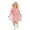 Pink, variant on HXWCHs Toddler Girls Short Sleeve Coat Tops Suspenders Sequin Dress Outfits Size: 18-24 Months Pink