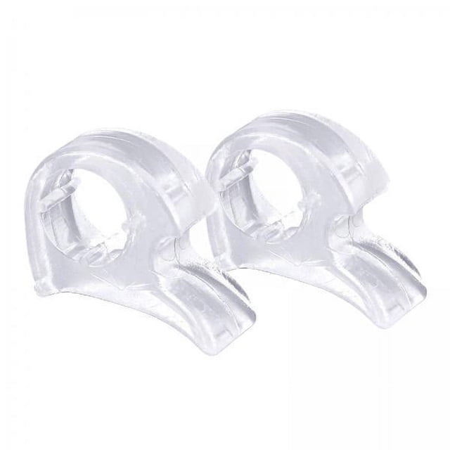 Bunblic 2xToe Correct Crooked Toes for Overlapping Toe 2.8x1.15x2.2cm , Clear1, 3 Pcs