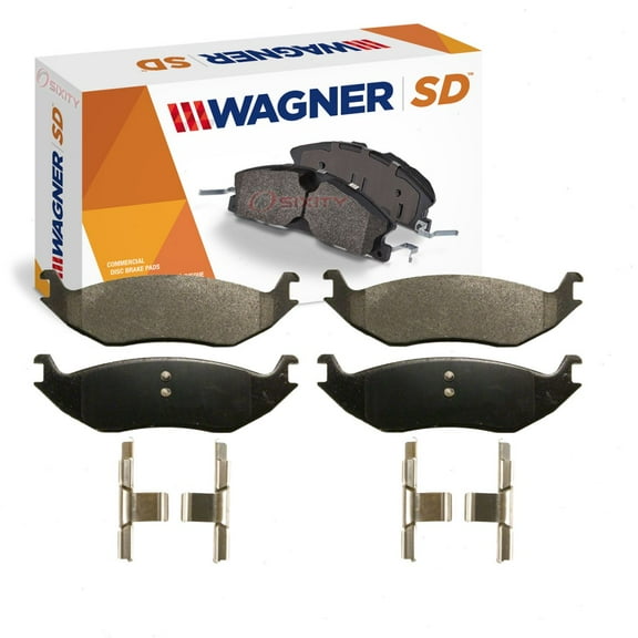 Wagner Rear SD Disc Brake Pad Set compatible with Dodge Ram 1500 3.7L 4.7L 5.7L 8.3L V10 V6 V8 2002-2010