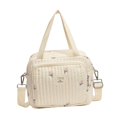 thumbnail image 4 of Bolso de mano para mujer, tipo cartera, con compartimentos y correa ajustable bordada. tulipán, 4 of 9