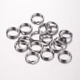 thumbnail image 1 of Tarnish Resistant 304 Stainless Steel Split Rings Double Loops Jump Rings Stainless Steel Color 10x1.5mm Inner Diameter: 8mm, 1 of 3