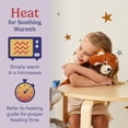 thumbnail image 5 of warmies 13” Red Panda Stuffed Animal, Microwavable Heated Plushies and Weighted Soft Plush Toys, 5 of 7