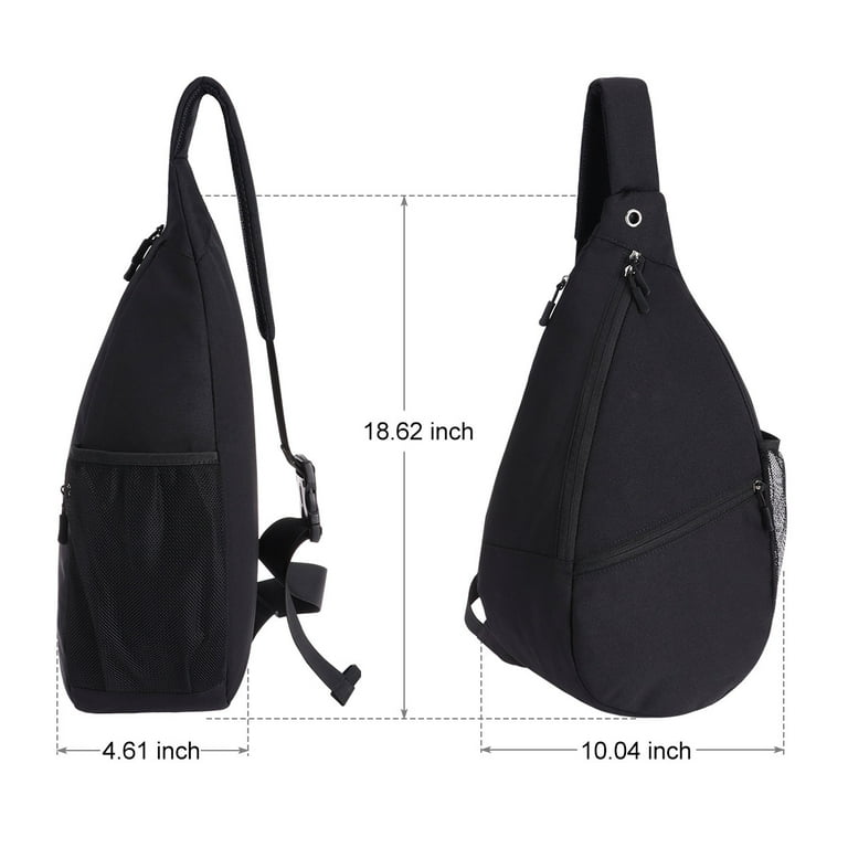 warenfaus triangle sling pack 寒かっ black