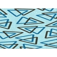 thumbnail image 1 of Ahgly Company Machine Washable Indoor Rectangle Transitional Glacial Blue Ice Blue Area Rugs, 7' x 10', 1 of 7