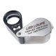 thumbnail image 3 of 10x Magnification Jeweler Loupe Triplet Lens Magnifier With 6 Led Uv Light 21mm For Gems, Jewelry, 3 of 5