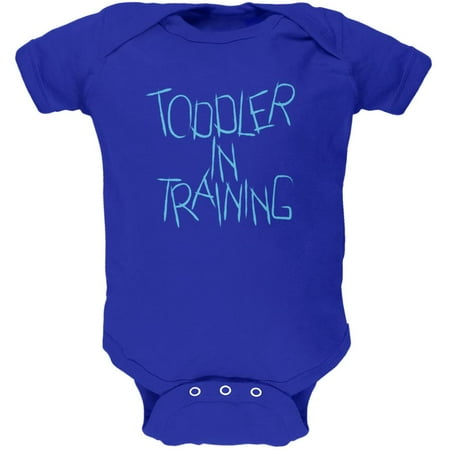 

Toddler In Training Funny Soft Baby One Piece Royal 3-6 M