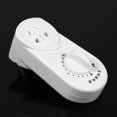 thumbnail image 5 of AC 220V 10A Pump Timer Mechanical Time Switch Countdown Control Socket Wall Mount 30Min, Flame Resistant Plastic, High Conductivity Copper, AU Plug, Universal Socket, Suitable for Fan, Water Heater, 5 of 9