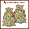 thumbnail image 2 of Pofeuu Snake And Floral Print Burlap Bags with Drawstrings Drawstring Gift Bags Pouch Bag for Thankgiving Birthday Party Gift Wrapping Treats and Party Favors-Medium, 2 of 9