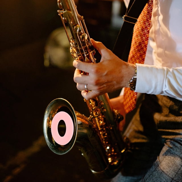 WEUVEB Mute Para Saxófono En Silicona Color Rosa Reduce Ruido Y Mejora Sonido Musical