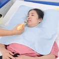 thumbnail image 3 of Adult Eating Bib, Waterproof Stainproof Elderly Bib Skin Friendly 3 Layer Structure Quick Drying Breathable  For Daily Care For Bedridden, 3 of 8