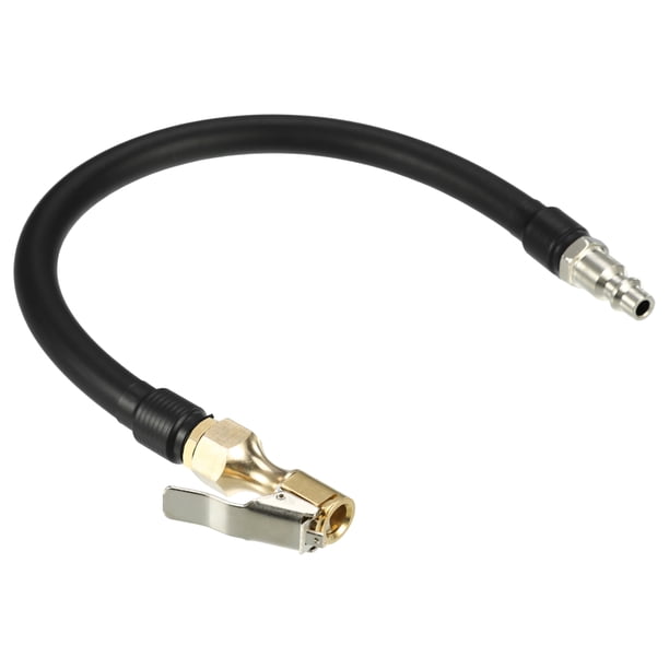 Adaptador de manguera de inflador de aire universal de 30 cm, manguera de extensión para válvula de neumático