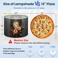 thumbnail image 2 of Linen Drum Lampshades Vintage Wall Clock Roses Gears Steampunk Style 13"x13"x10" Light Shade for Table Lamps Floor Lamp Shades Lampshade Replacement Assembly Required, 2 of 8