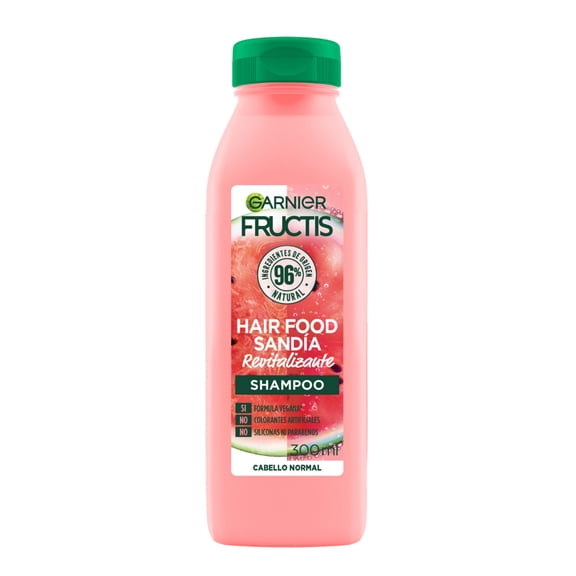 Shampoo Garnier Fructis hair food sandía revitalizante 300 ml