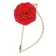 thumbnail image 4 of 3x Broche de Flor Rosa para Hombre, Cadenas de Eslabones Colgantes, Pin para Camisas, Insignia, Traje de Ramillete, Pin, Insignia de Solapa para Camis 3 piezas, 4 of 8