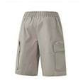 thumbnail image 2 of yillto Men Big and Tall Cargo Shorts Loose Causal Summer Breathable Athletic Stretch Short with Pockets, 2 of 3
