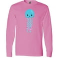 thumbnail image 3 of Inktastic Cute Jellyfish, Little Jellyfish, Blue Jellyfish Long Sleeve T-Shirt, 3 of 5