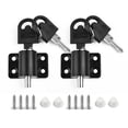 thumbnail image 2 of Mlless 2-Piece Sliding Patio Door Lock Set with Keys for Enhanced Security, 2 of 6
