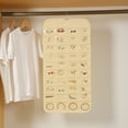 thumbnail image 4 of Gray Hanging Jewelry Organizer with 80 Pockets - Dustproof Non-Woven Fabric Storage Solution for Necklaces, Earrings & Accessories - Wall/Clothes Rack Mountable, Modern Minimalist Design for, 4 of 6