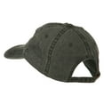 thumbnail image 3 of Big Size Football Embroidered Washed Cap - Black XL-3XL, 3 of 5