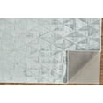thumbnail image 3 of HomeRoots 511194 4 x 6 ft. Gray Ivory & Silver Geometric Hand Woven Rectangle Area Rug, 3 of 5
