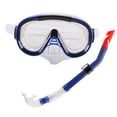 thumbnail image 2 of koolsoo Snorkel Set Snorkel Swim Goggles Diving Adult for Swimming Scuba Diving Blue Clear, 2 of 9