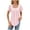 Pink, variant on Lovskoo Womens 2024 Summer Tops Casual Blouse Short Sleeve Square Neck Curved Hem Loose Tunic Top T-Shirt Pink