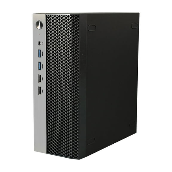 Space Saving Metal Desktop Tower Case Mini Computer Encloses Easy To Transport