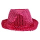thumbnail image 2 of Light Up LED Fedora Lentejuelas Niños Adultos Etapa Ducha Disfraces Fiesta de baile Sombrero Colcomx Sombrero de jazz, 2 of 8