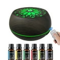 thumbnail image 5 of Pink Floral Humidifier & Diffuser 550ml 6 Oils Remote USB Quiet for Home Office Bedroom, 5 of 6