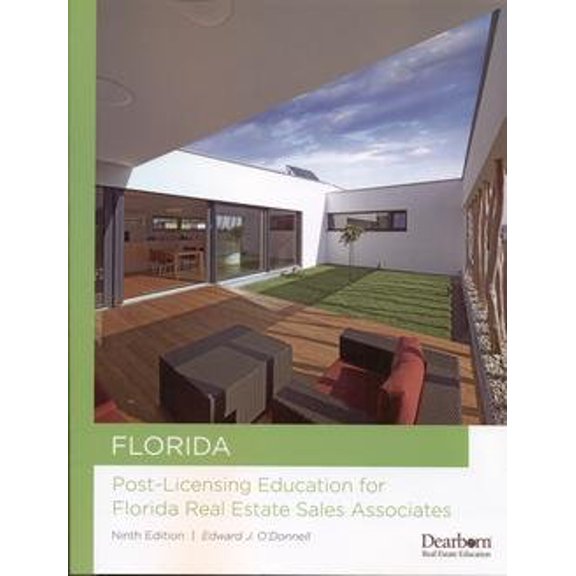 Pre-Owned Post Licensing Education for Florida Real Estate Sales Associates, 9781475420173, 147542017X, Paperback, 9 edition