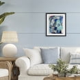 thumbnail image 3 of Stupell Industries Modern Complex Blue Layers Black Framed Print Under Glass, 13 x 16, by Jill Martin, 3 of 8